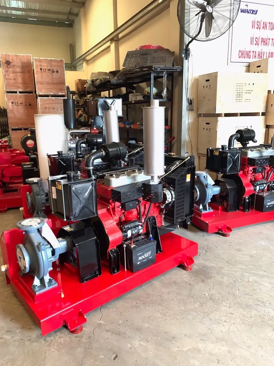Máy Bơm Chữa Cháy Diesel Sman 20hp-15kw Chính hãng Malaysia